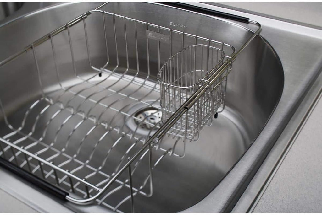 Elkay LKWERBSS 15-3/8" L x 12-3/8" W x 5-7/16" H Stainless Steel Wire Rinse Basket - Stainless Steel
