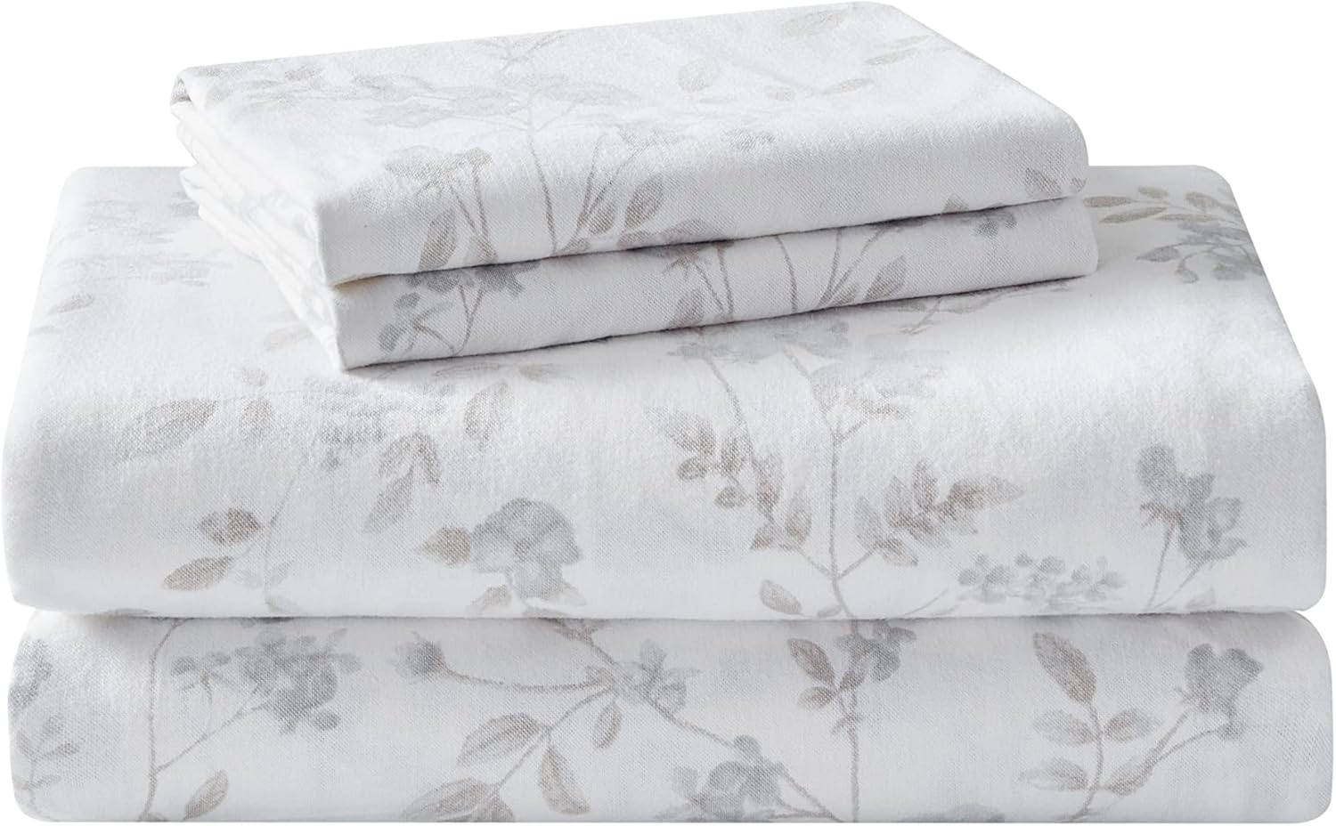 Laura Ashley - Flannel Sheets Queen Size, Anti-Pilling & Wrinkle Resistant Cotton, Touchably Soft for All-Season Comfort - Bed Sheets with Matching Pillowcases & Fitted Sheet (Mulholland Plaid Blue)