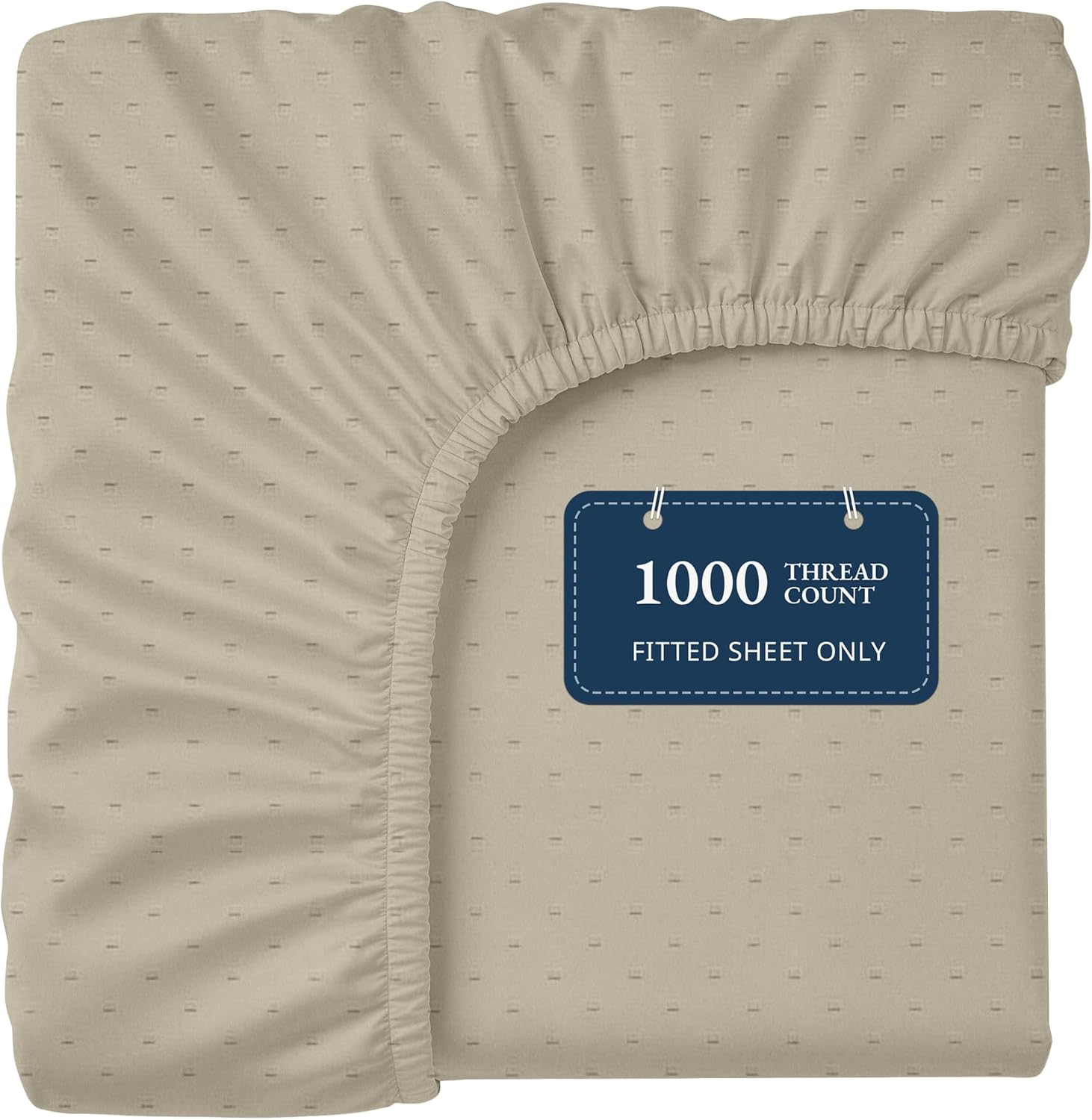 Lane Linen 100% Egyptian Cotton King Size Fitted Sheet Only (79"x81" + 16") - Elegant Sateen Weave, Ultra Soft, Breathable, Highly Durable, Deep Pockets Upto 17" - Charcoal