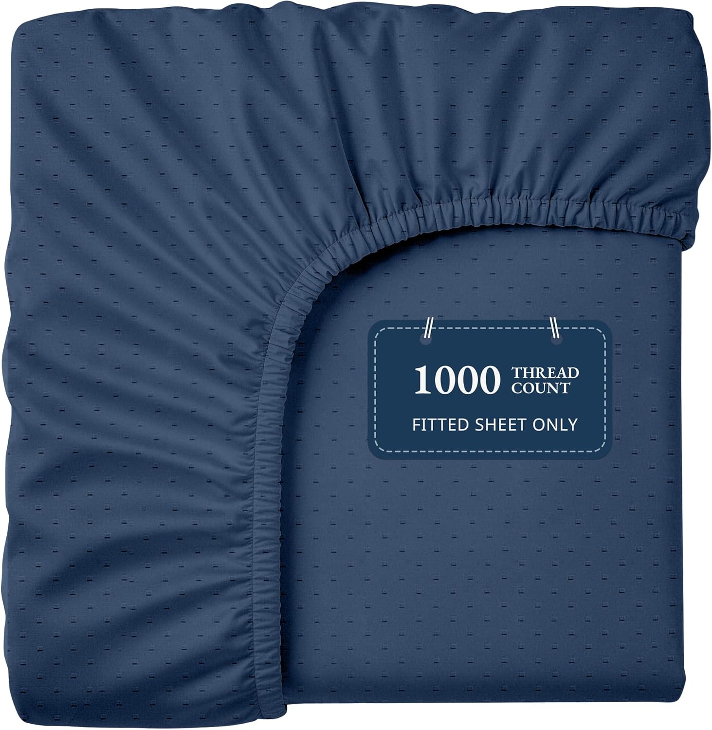 Lane Linen 100% Egyptian Cotton King Size Fitted Sheet Only (79"x81" + 16") - Elegant Sateen Weave, Ultra Soft, Breathable, Highly Durable, Deep Pockets Upto 17" - Charcoal