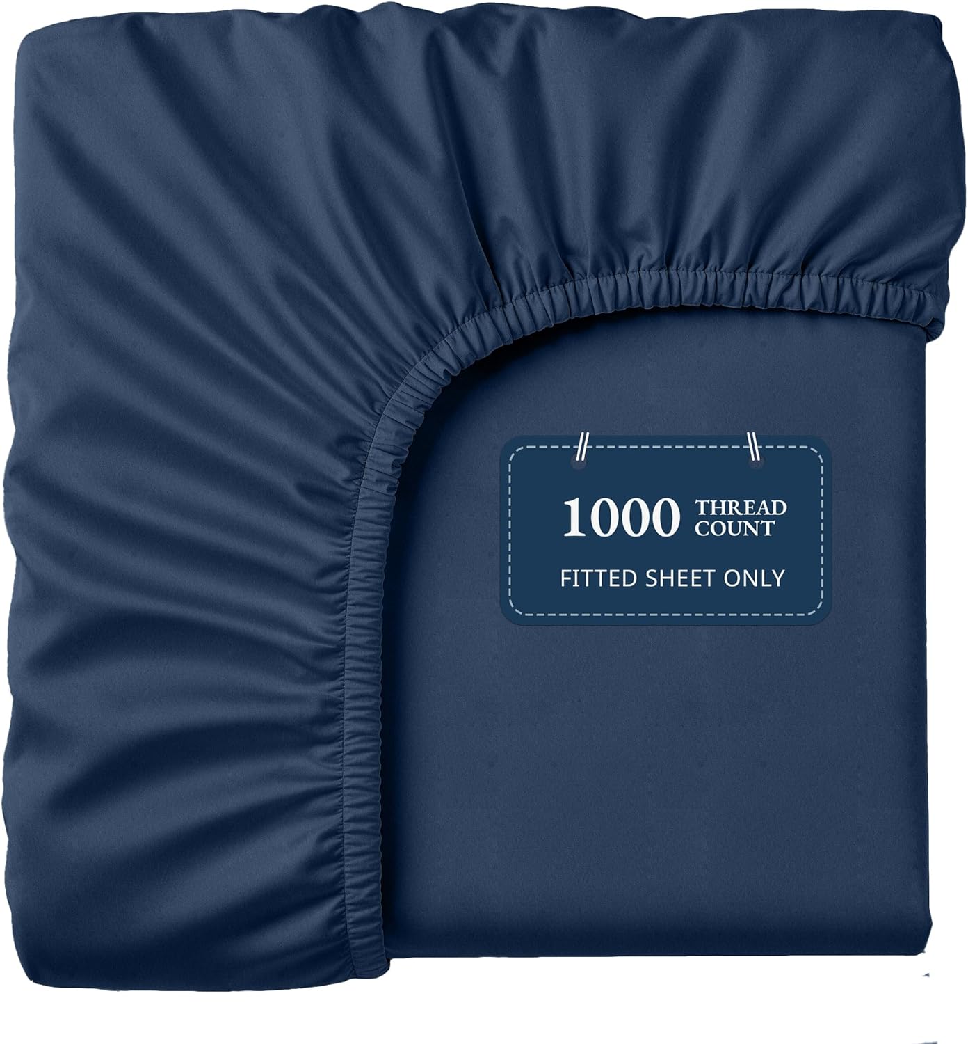 Lane Linen 100% Egyptian Cotton King Size Fitted Sheet Only (79"x81" + 16") - Elegant Sateen Weave, Ultra Soft, Breathable, Highly Durable, Deep Pockets Upto 17" - Charcoal