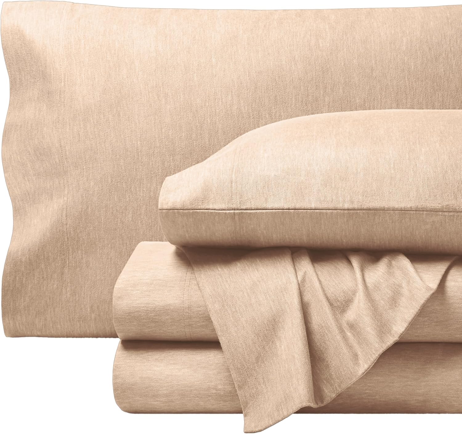 Bare Home Flannel Sheet Set Prints, 100% Cotton, Velvety Soft Heavyweight - Double Brushed Flannel for Extra Softness & Comfort - Deep Pocket - Bed Sheets (Queen, Tartan Plaid)