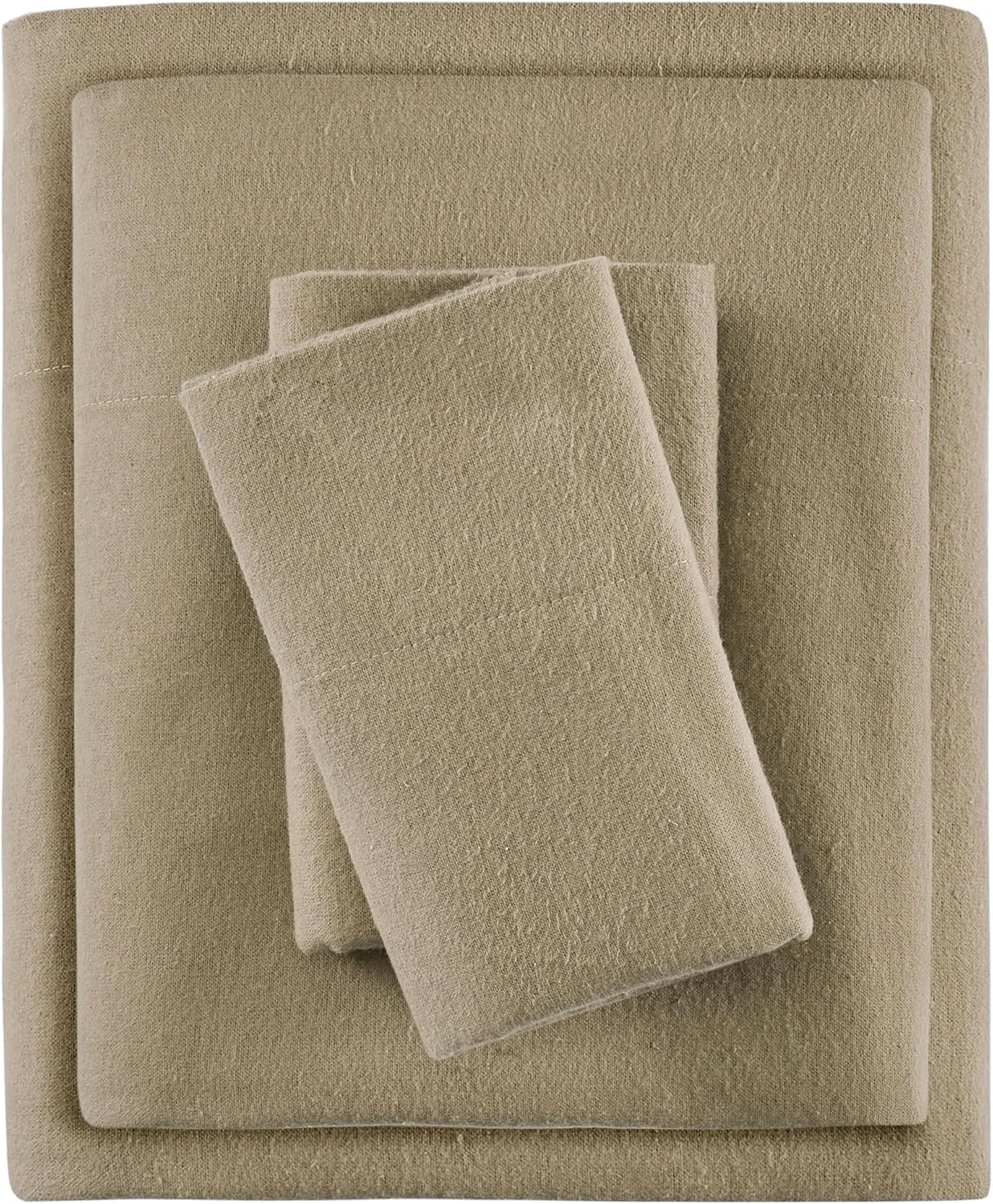 True North by Sleep Philosophy Flannel Sheets Queen Size, Cozy 100% Cotton Flannel Bed Sheets, Ultra Soft Cute Sheet Set, Novelty Print Themed Cold Weather Warm Bedding Set,Multi Leaves 4 Piece